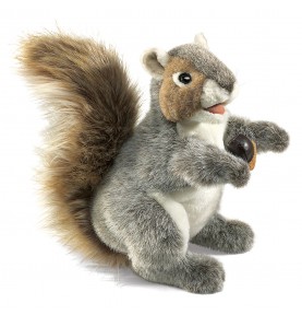 Marionnette à main Écureuil gris