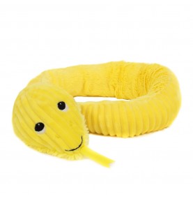 Peluche SERMOiLCOU le serpent jaune