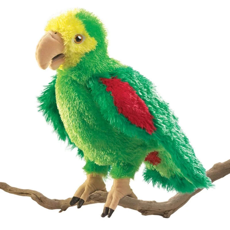 Marionnette à Main Perroquet En Peluche Milisten - Jouet Éducatif Pour Enfants, 30x29cm
