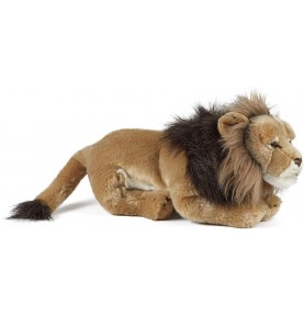 Peluche Grand Lion Mâle - 45 cm