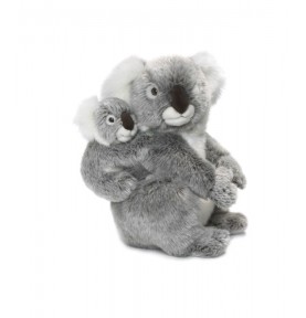 Peluche Maman koala avec bébé WWF - 28 cm
