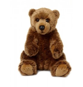 Peluche Grizzly assis WWF - 23 cm