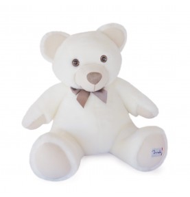 L'OURS MAILOU TRADITION 55 cm - Blanc