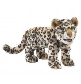 Marionnette à main Bébé léopard de la marque folkmanis