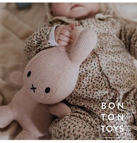 Bon Ton Toys Lapin Miffy Glamour Champagne - Petit - Peluche Bon Ton Toys  sur L'Armoire de Bébé