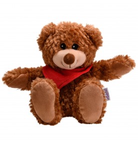 Peluche bouillotte ours signée welliebellies