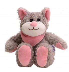 Peluche bouillotte chat signée welliebellies