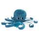 Peluche Ptipotos pieuvre maman bébé bleue signée Les Déglingos