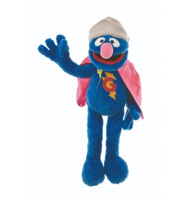 Marionnette à main Super Grover de la série télévisée 1, rue Sésame