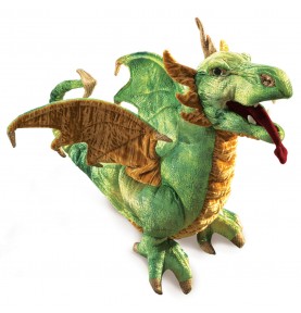 Peluche marionnette Dragon Lindworm