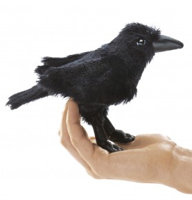 Marionnette à doigt Mini Corbeau