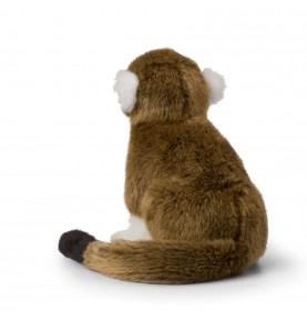 Peluche Singe écureuil assis WWF - 23 cm, vue de dos