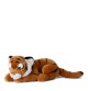 Peluche Tigre couché WWF - 30 cm, vue de profil