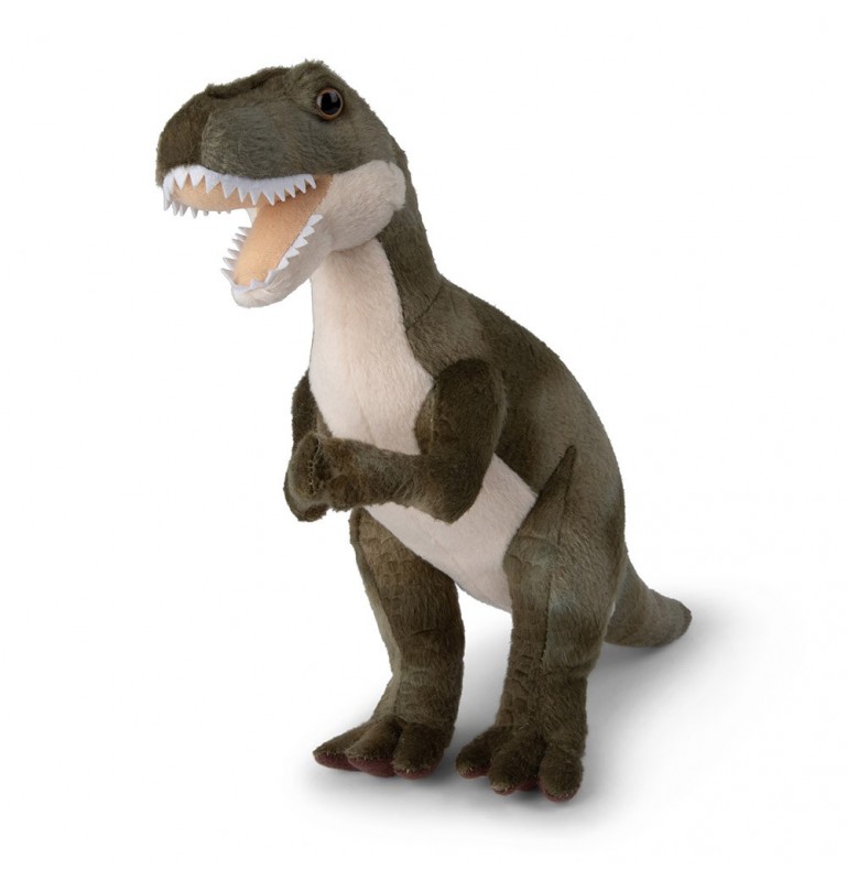 peluche T-Rex vert WWW – 23 cm