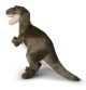 peluche T-Rex vert WWW - 23 cm, vue de profil