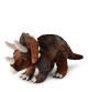 Peluche Triceratops Marron/Beige WWF - 23 cm, vue de profil