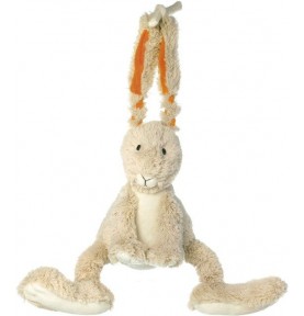 Peluche musicale lapin Twine signée Happy Horse