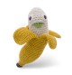 Barbara la Banane - hochet en coton bio de la collection Veggy Toys de la marque MyuM
