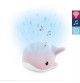 Veilleuse projecteur Wally la baleine rose de la marque Zazu