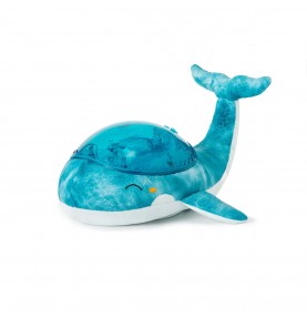 Peluche veilleuse projection musicale Tranquil Whale® - Bleu de la marque Cloud B