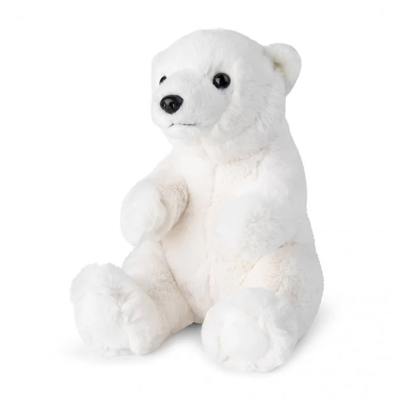 PELUCHE OURS POLAIRE BLANC 25 CM - Keeleco, DEFIPARADES