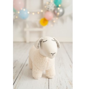 Peluche mouton en crochet MINI signée Crochetts