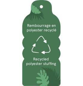 Spirale d'activités Rototos le panda signée Les Déglingos avec Rembourrage 100% fibre polyester recyclé