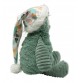 Peluche avec boîte cadeau Grand Simply Chillos le paresseux signée Les Deglingos, vue de profil
