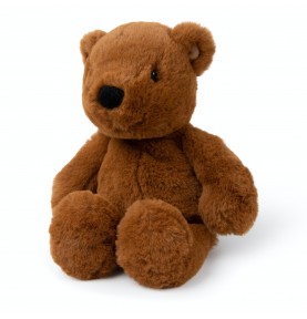 Peluche WWF Cub Club - Bernard l'ours marron - 29 cm, vue de profil