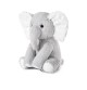 Peluche à bruit blanc Elliot Elephant On The Go® signée Cloud B, vue de profil