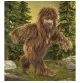 Marionnette à main Bigfoot signée Folkmanis, marchant dans la forêt