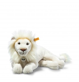Peluche lion blanc Timba - 43 cm signée Steiff