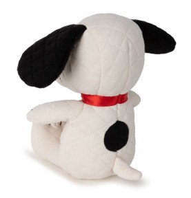 Peluche Snoopy matelassé crème dans boite cadeau - 17 cm, vue de dos