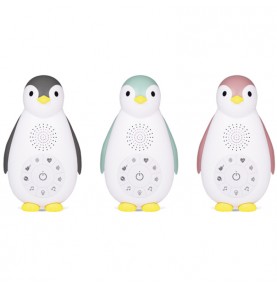 Veilleuse musicale nomade Zoë le pingouin en 3 couleurs différentes