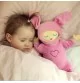 Bébé dormant avec Pyjama pour poupée Lulla doll - lapin rose