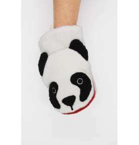 Gant de toilette marionnette panda en coton bio signé Fürnis