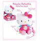 Peluche d'activités bébé Hello Kitty avec ses nombreuses activités: hochet, languettes, papier bruissant, miroir et pouet