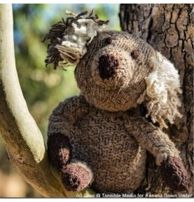 Peluche koala en laine fait main équitable