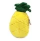 Peluche 2 en 1 Nugget le poussin / ananas - Flipetz signée Les Déglingos, vue de côté