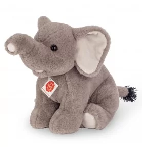 Peluche éléphant assis - 35 cm de la collection Hermann Teddy