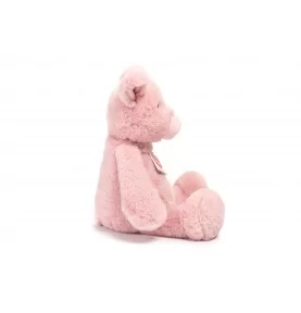 Peluche cochon Ella - 32 cm signée Teddy Hermann, vue de profil