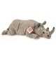 Peluche rhinocéros couché - 45 cm signée Teddy Hermann