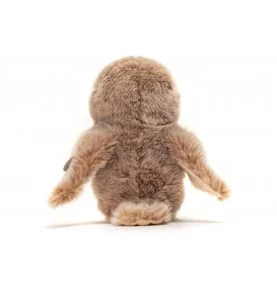 Peluche chouette beige - 20 cm signée Teddy Hermann, vue de dos