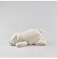 Peluche ours beige - 55 cm signée Lilla och stora björn, vue de profil