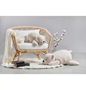 Différentes tailles de Peluches ours beige signées Lilla och stora björn