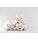 Différentes tailles de Peluches ours beige signées Lilla och stora björn