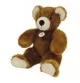 Ours en peluche Martin - 30 cm Ambre signé Les Petites Maries