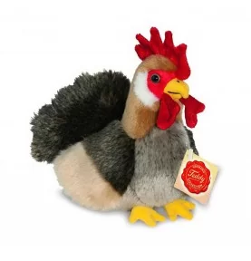 Peluche coq - 17 cm signée Teddy Hermann