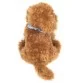 Peluche Goldendoodle assis - 30 cm signée Teddy Hermann, vue de dos