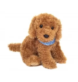 Peluche Goldendoodle assis - 30 cm signée Teddy Hermann